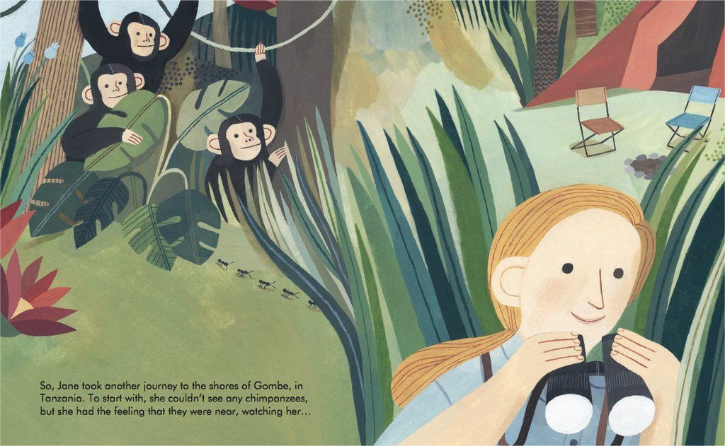 LOVE THIS! Little People, Big Dreams - Jane Goodall from Penguin Books - shop at littlewhimsy NZ