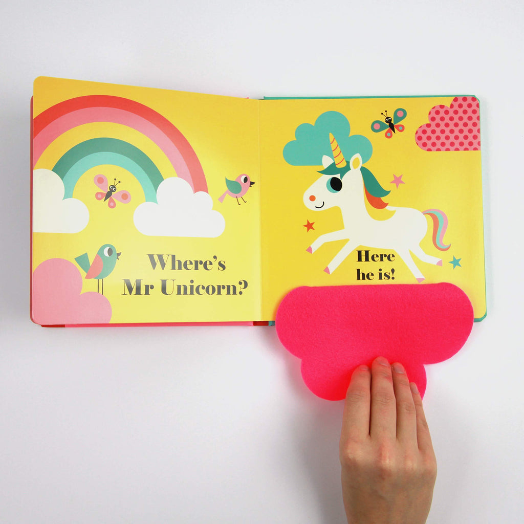 LOVE THIS! Where's Mr Unicorn? (Felt Flaps) from Penguin Books - shop at littlewhimsy NZ
