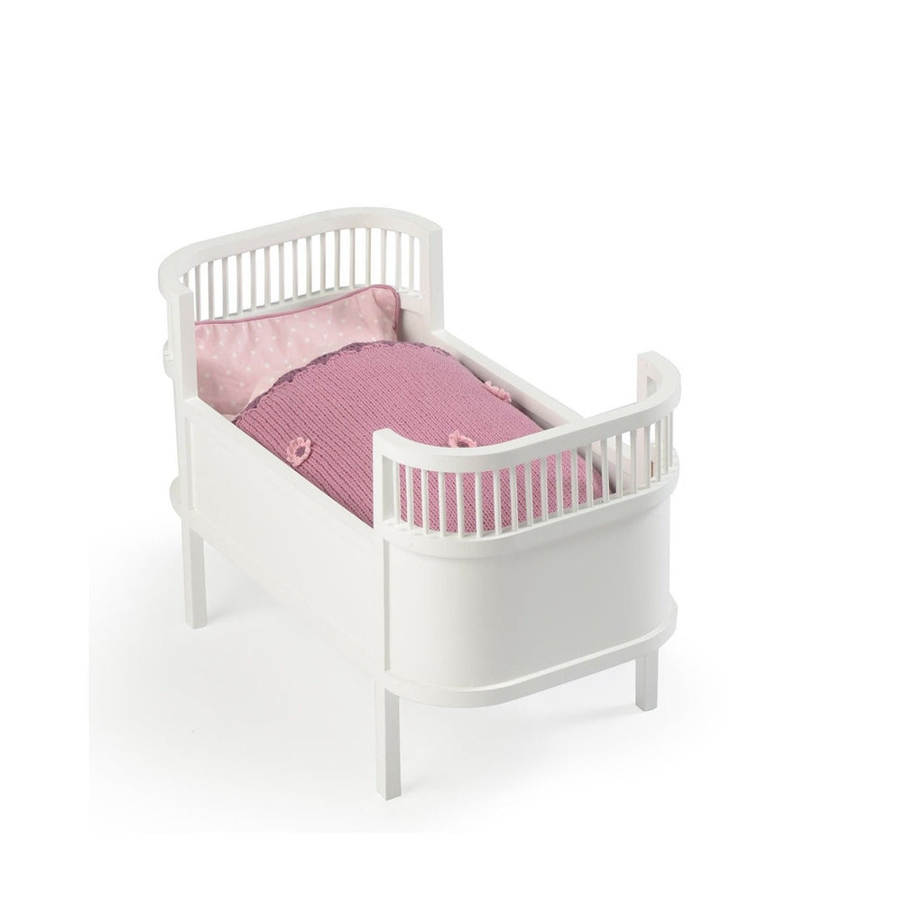 LOVE THIS! Smallstuff Rosaline Doll Cot - White from Smallstuff - shop at littlewhimsy NZ
