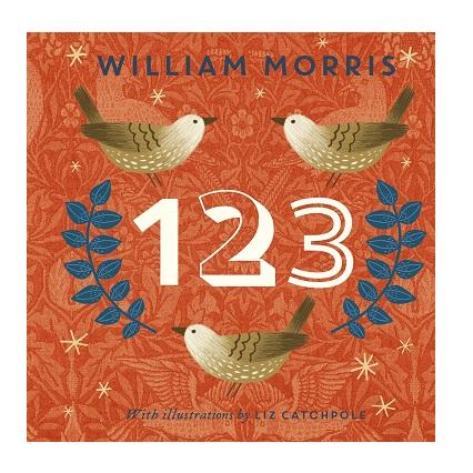 LOVE THIS! 123 - William Morris Board Book from Penguin Books - shop at littlewhimsy NZ
