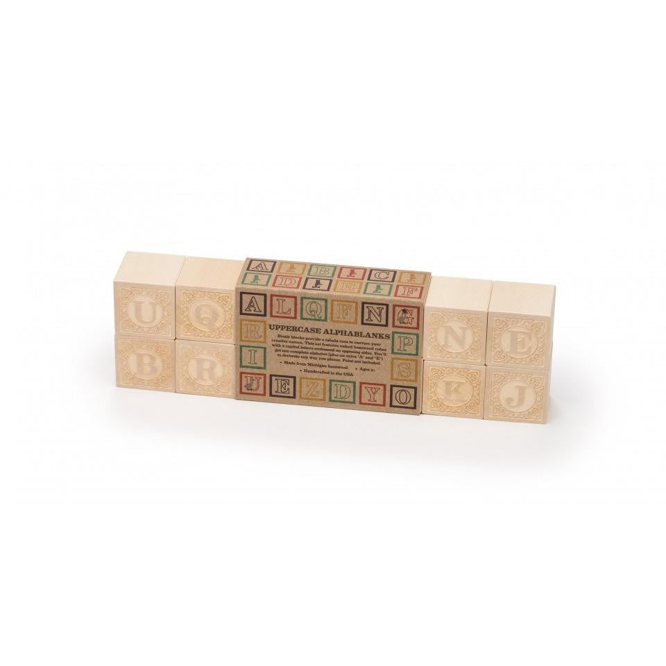 LOVE THIS! Uppercase Alphablanks - Alphabet Blocks from Uncle Goose - shop at littlewhimsy NZ
