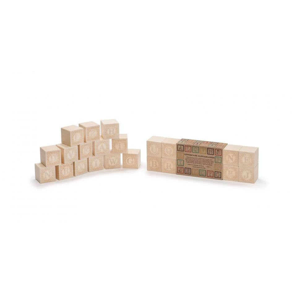 LOVE THIS! Uppercase Alphablanks - Alphabet Blocks from Uncle Goose - shop at littlewhimsy NZ