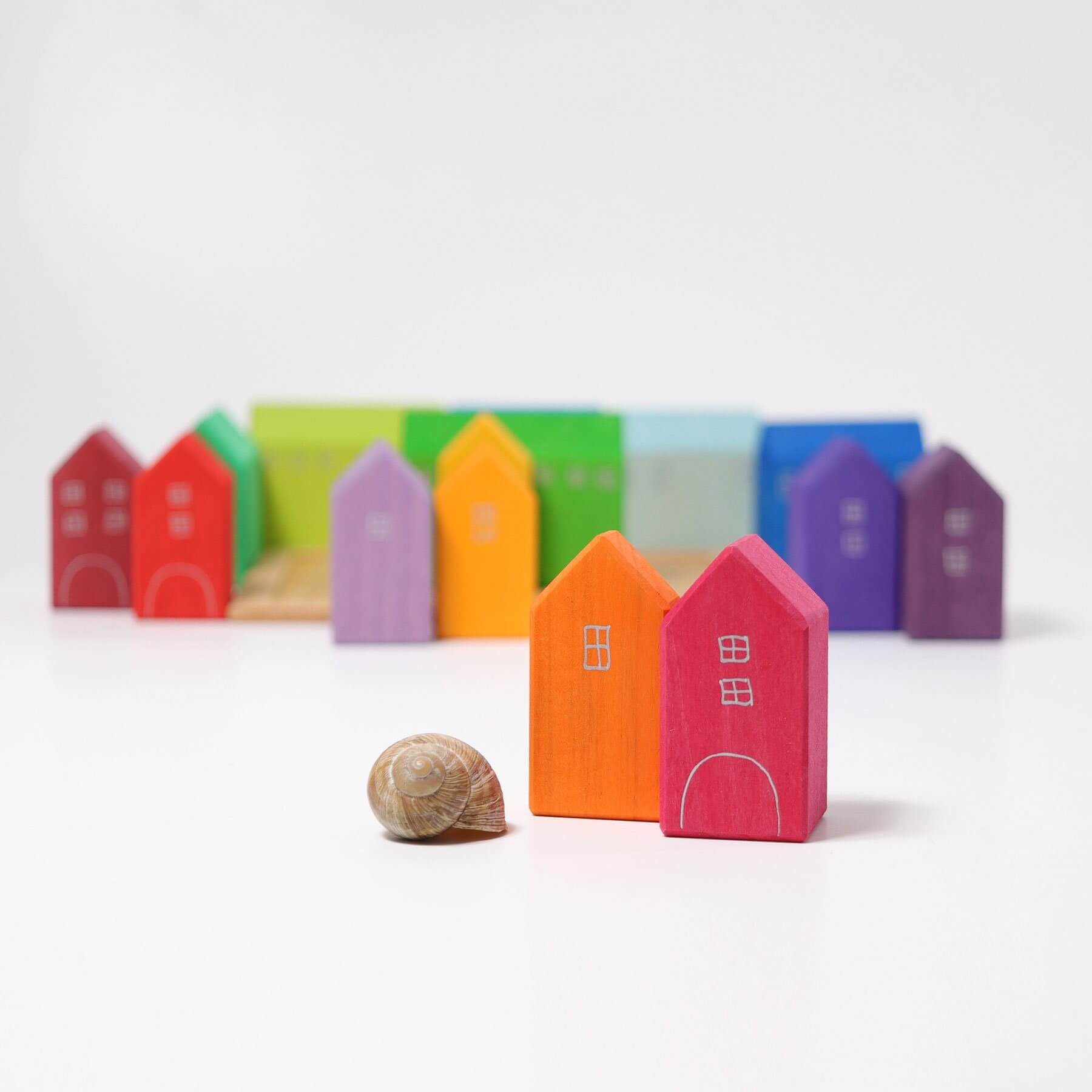 LOVE THIS! Grimm's Wooden House Puzzle from Grimm's - shop at littlewhimsy NZ