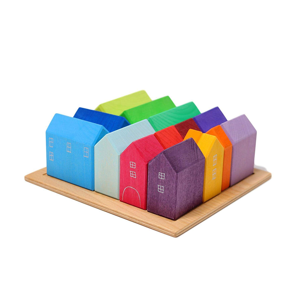 LOVE THIS! Grimm's Wooden House Puzzle from Grimm's - shop at littlewhimsy NZ
