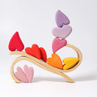 LOVE THIS! Grimm's Wooden Heart Blocks - Pinks from Grimm's - shop at littlewhimsy NZ