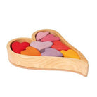 LOVE THIS! Grimm's Wooden Heart Blocks - Pinks from Grimm's - shop at littlewhimsy NZ