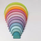 LOVE THIS! Grimm's Extra Large Pastel Rainbow Tunnel from Grimm's - shop at littlewhimsy NZ