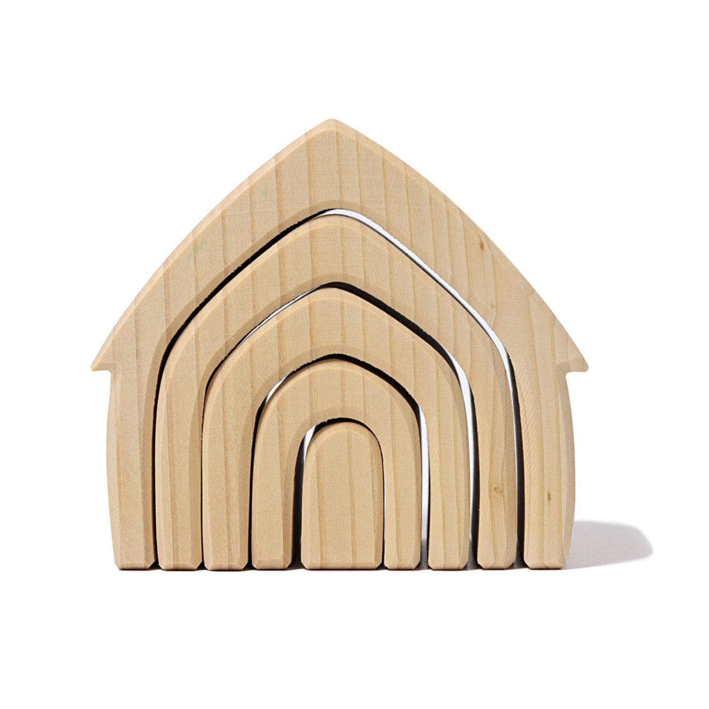 LOVE THIS! Grimm's Natural House Stacker from Grimm's - shop at littlewhimsy NZ