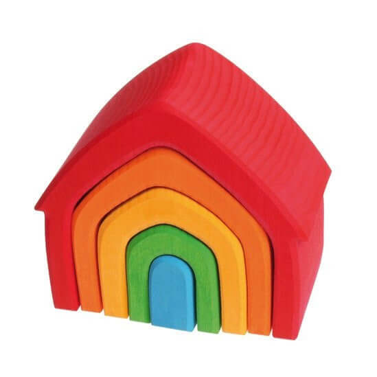 LOVE THIS! Grimm's Bright House Stacker from Grimm's - shop at littlewhimsy NZ
