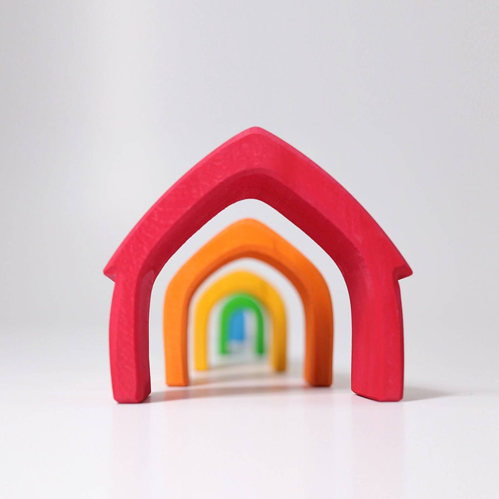 LOVE THIS! Grimm's Bright House Stacker from Grimm's - shop at littlewhimsy NZ