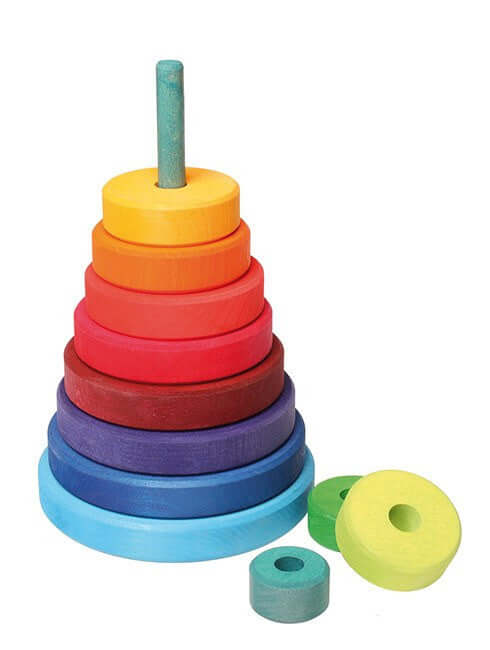 LOVE THIS! Grimm's Bright Conical Tower Large from Grimm's - shop at littlewhimsy NZ