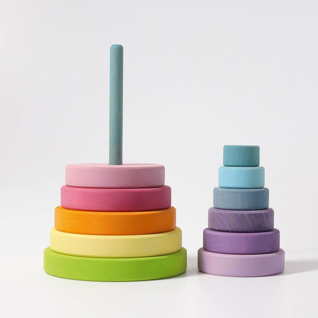 LOVE THIS! Grimm's Pastel Conical Tower Large from Grimm's - shop at littlewhimsy NZ