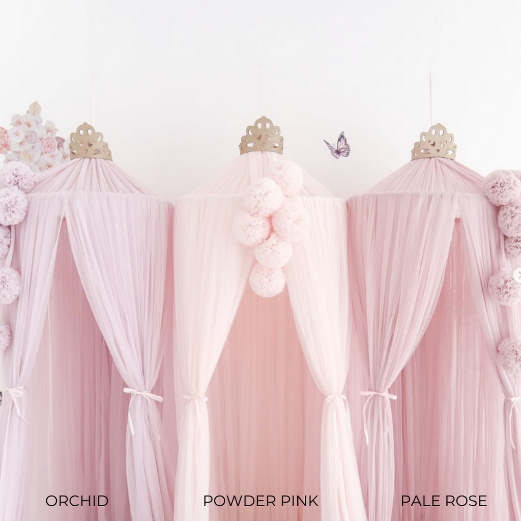 Spinkie Dreamy Canopy In PALE ROSE + GOLD – littlewhimsy