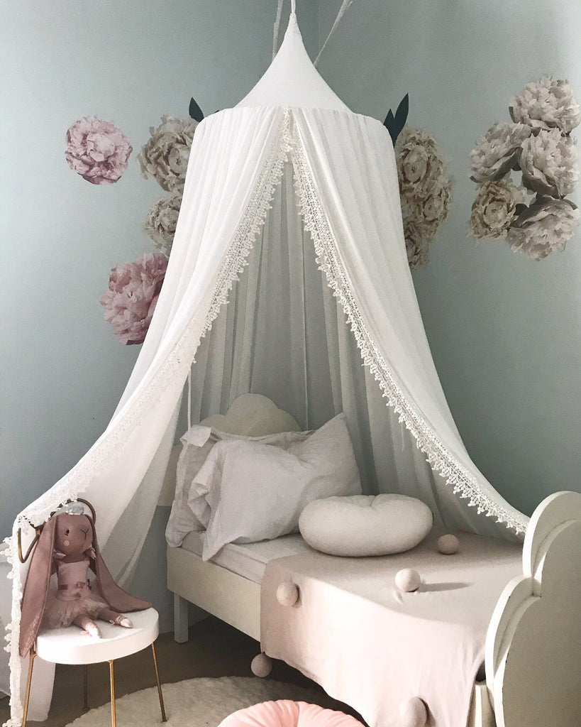 LOVE THIS! Spinkie Botanical Garden Canopy in BABY’S BREATH from Spinkie - shop at littlewhimsy NZ