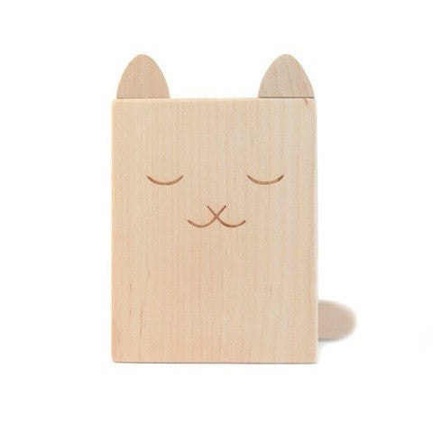LOVE THIS! Wood Cat Pencil Cup from Briki Vroom Vroom - shop at littlewhimsy NZ