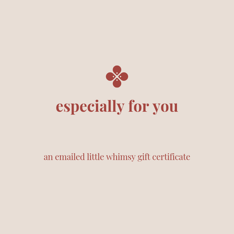 LOVE THIS! Gift Card - EMAILED from little whimsy - shop at littlewhimsy NZ