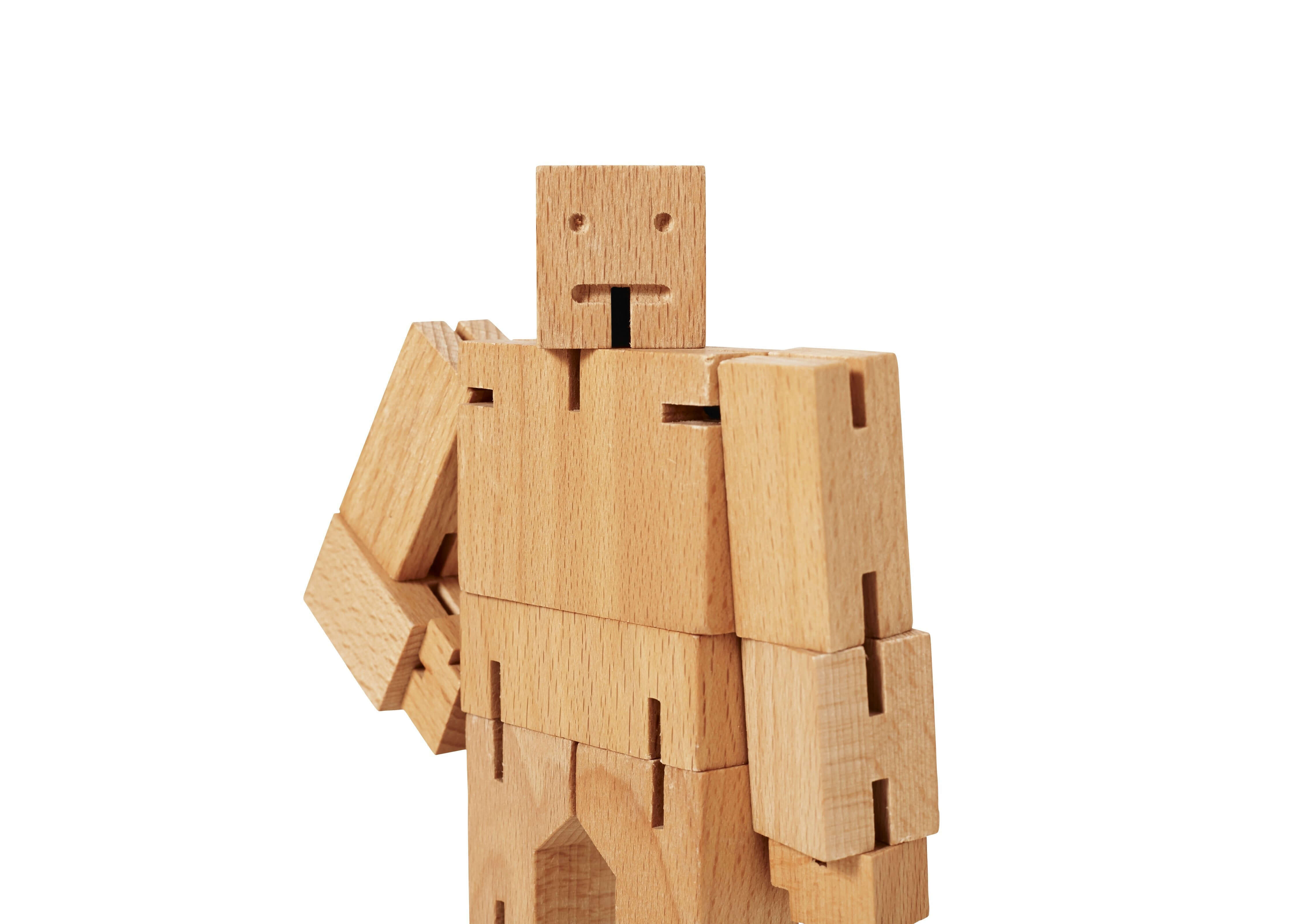 LOVE THIS! Cubebot Natural Small from Areaware - shop at littlewhimsy NZ