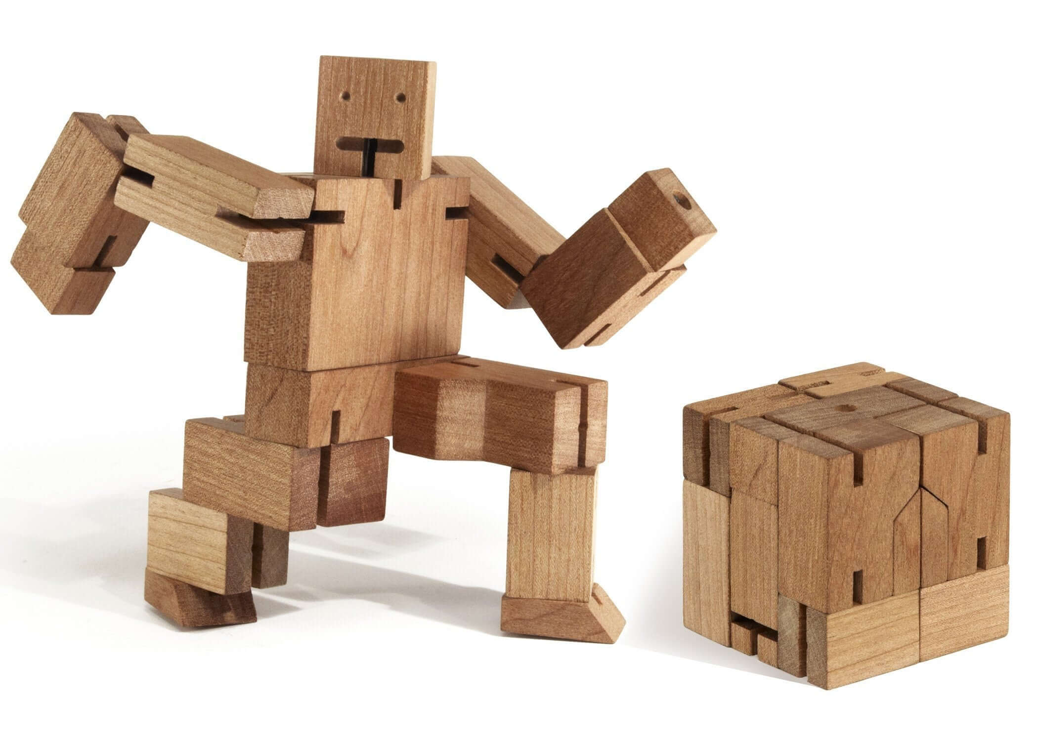 LOVE THIS! Cubebot Natural Small from Areaware - shop at littlewhimsy NZ