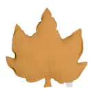 LOVE THIS! Maple Leaf Cushion Large - Caramel Mustard Linen from Cotton & Sweets - shop at littlewhimsy NZ