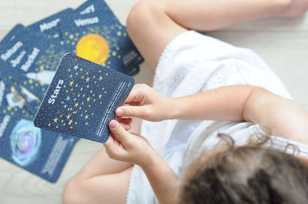LOVE THIS! Flash Cards - Space from Two Little Ducklings - shop at littlewhimsy NZ