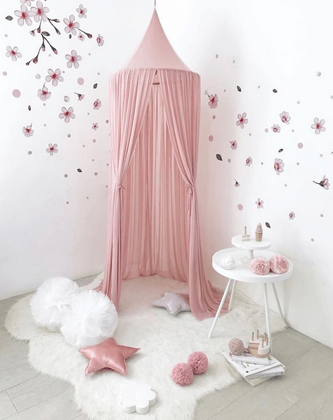 LOVE THIS! Spinkie Sheer Canopy In DUSTY PINK from Spinkie - shop at littlewhimsy NZ