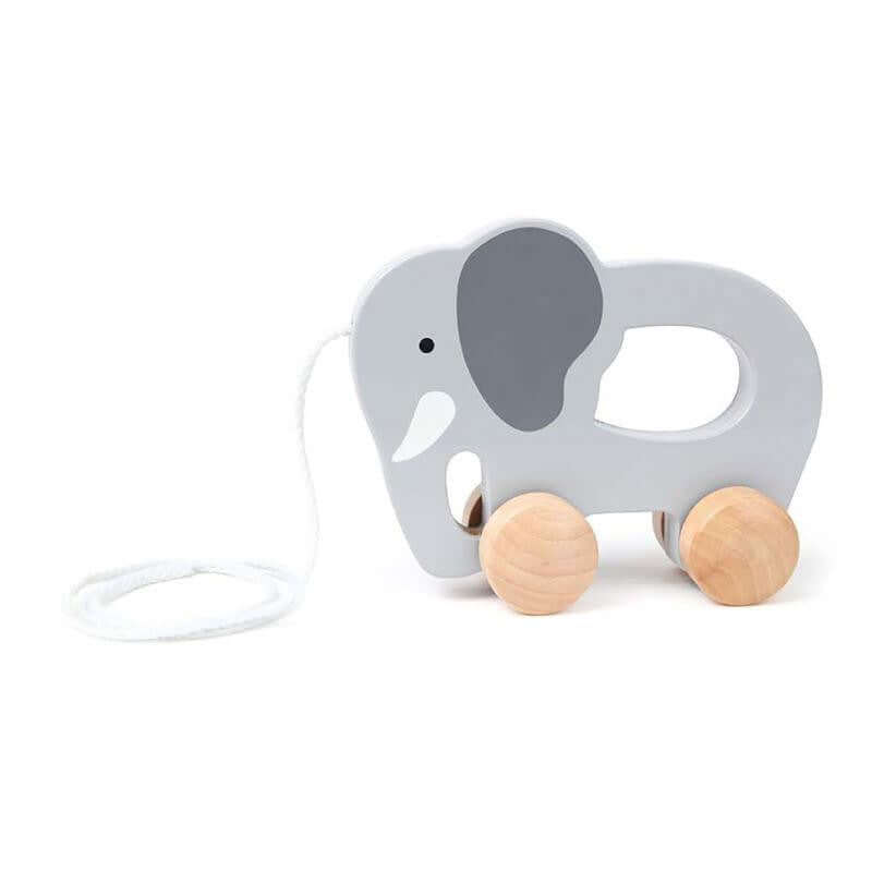 LOVE THIS! Hape Push + Pull Elephant from Hape - shop at littlewhimsy NZ
