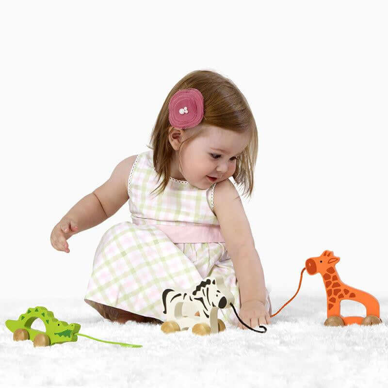 LOVE THIS! Hape Push + Pull Elephant from Hape - shop at littlewhimsy NZ