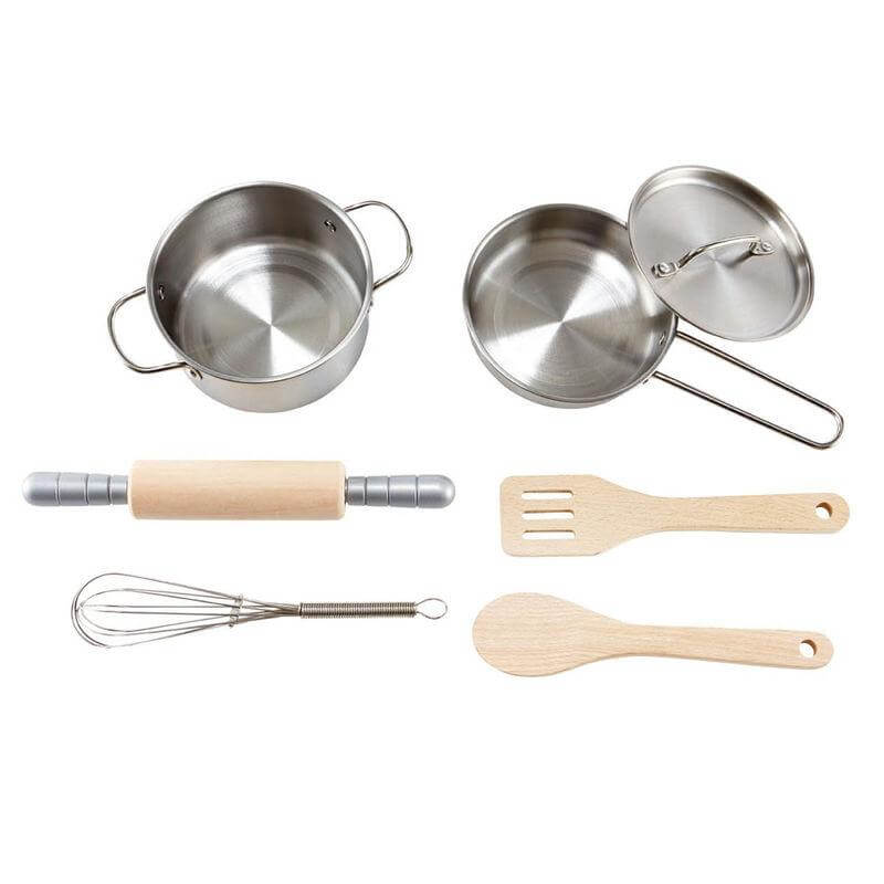 LOVE THIS! Hape Chef's Cooking Set from Hape - shop at littlewhimsy NZ