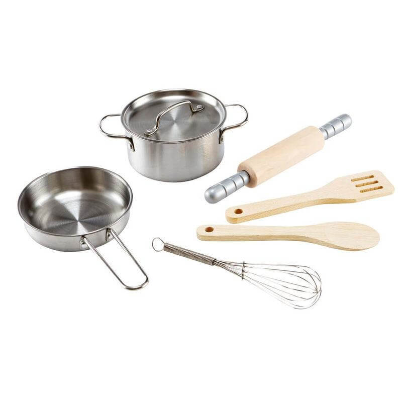 LOVE THIS! Hape Chef's Cooking Set from Hape - shop at littlewhimsy NZ