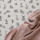 LOVE THIS! Almond Burrowers Cot Sheet from Burrow & Be - shop at littlewhimsy NZ