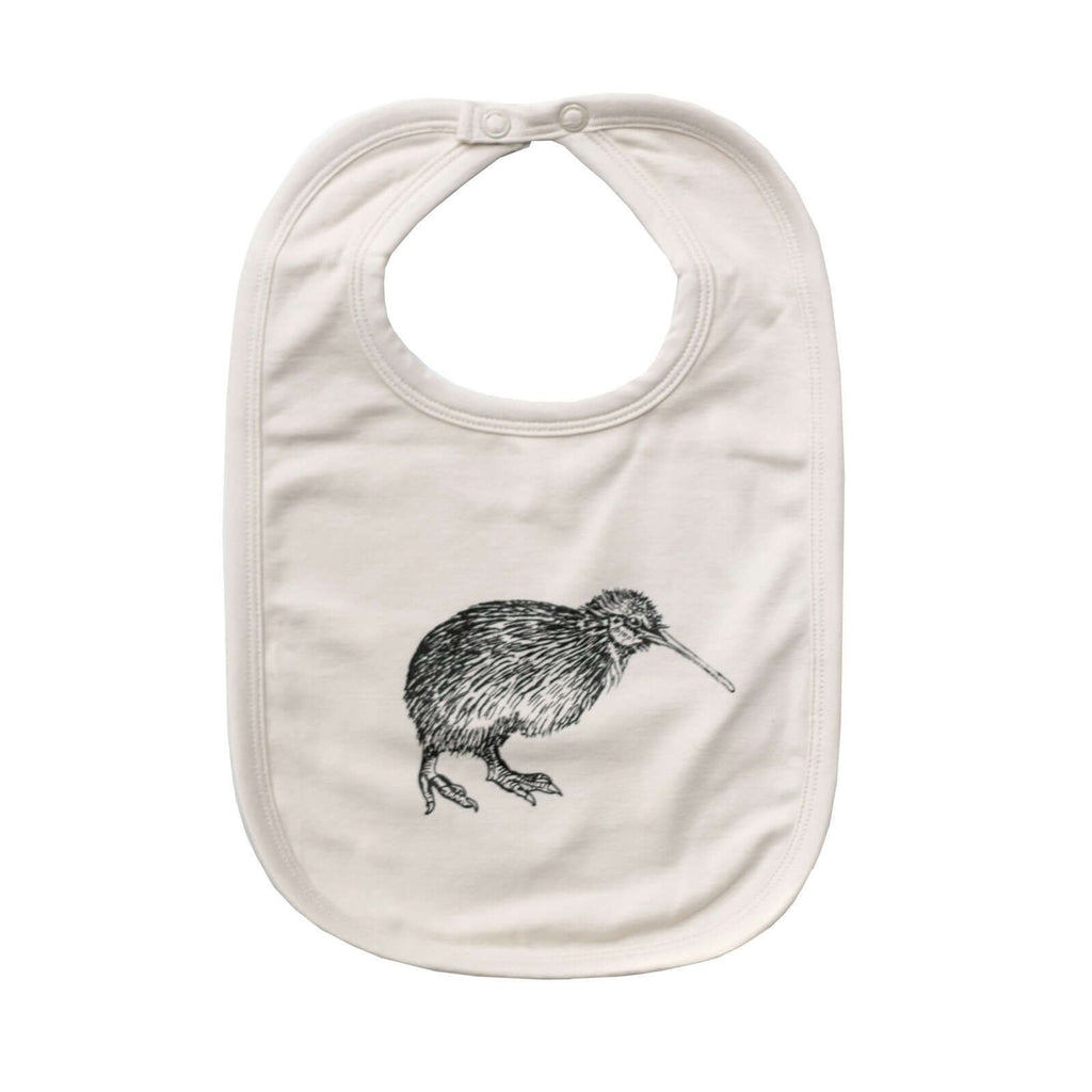 LOVE THIS! Essentials Bib - Almond Kiwi from Burrow & Be - shop at littlewhimsy NZ