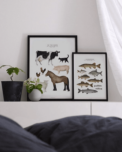 LOVE THIS! Fashionell In the Barn Poster from Fashionell - shop at littlewhimsy NZ