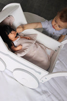 LOVE THIS! Doll Bedding - Powder Pink from Cotton & Sweets - shop at littlewhimsy NZ