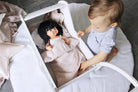 LOVE THIS! Doll Bedding - Powder Pink from Cotton & Sweets - shop at littlewhimsy NZ