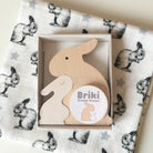 LOVE THIS! Wooden Bunny Puzzle from Briki Vroom Vroom - shop at littlewhimsy NZ