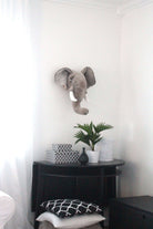 LOVE THIS! George the Elephant - Wild & Soft Animal Head Large from Wild & Soft - shop at littlewhimsy NZ