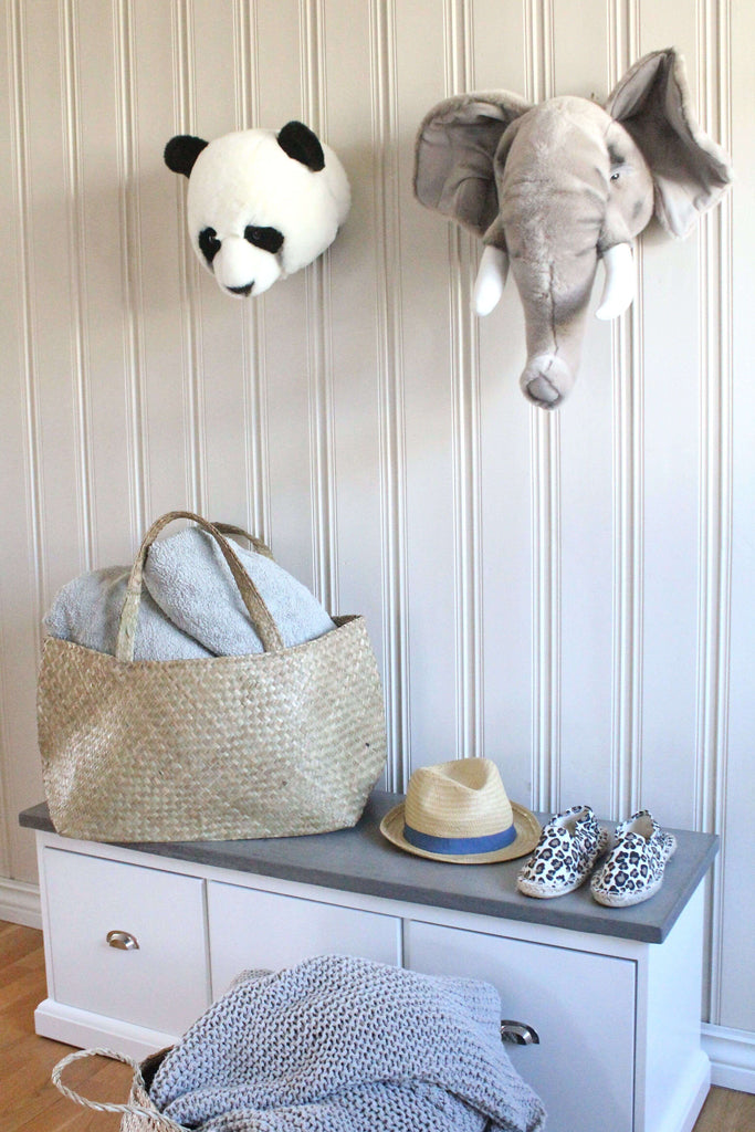 LOVE THIS! George the Elephant - Wild & Soft Animal Head Large from Wild & Soft - shop at littlewhimsy NZ