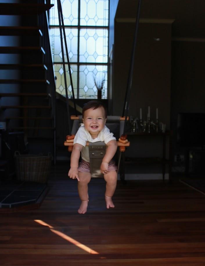 LOVE THIS! Solvej Baby + Toddler Swings - Classic Taupe from Solvej Swings - shop at littlewhimsy NZ
