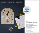 LOVE THIS! My Weather Station from Moon Picnic - shop at littlewhimsy NZ