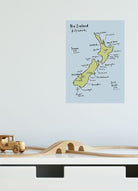 LOVE THIS! NZ Map Decal - Reusable from 100 Percent Heart - shop at littlewhimsy NZ