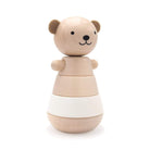 LOVE THIS! Stacking Wooden Bear - White from Briki Vroom Vroom - shop at littlewhimsy NZ