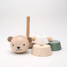 LOVE THIS! Stacking Wooden Bear - Green from Briki Vroom Vroom - shop at littlewhimsy NZ