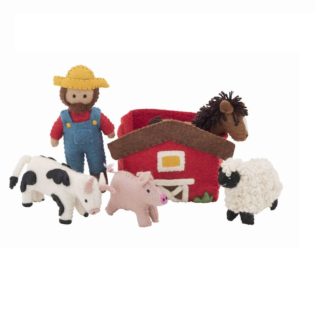 LOVE THIS! Farmyard Play Set from Pashom - shop at littlewhimsy NZ