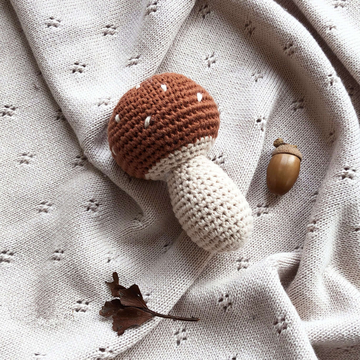 Organic Lovey Muslin | Bunny Woodlands – littlewhimsy