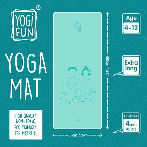 Fun yoga top mat designs