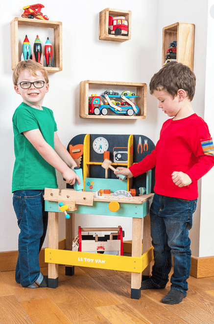 LOVE THIS! Le Toy Van Alex's Work Tool Bench from Le Toy Van - shop at littlewhimsy NZ