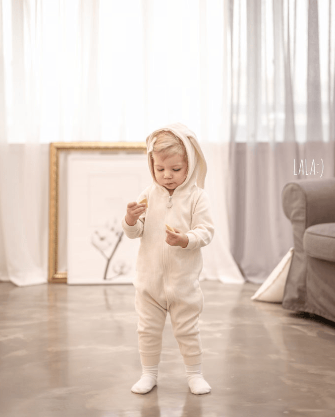 LOVE THIS! Rabbit Suit by Lala - Cream from LaLa - shop at littlewhimsy NZ