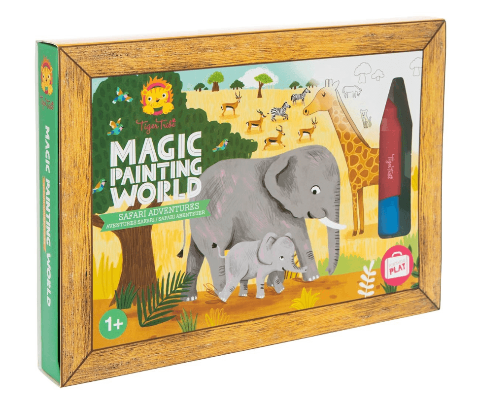 LOVE THIS! Magic Painting World - Safari Adventures from Tiger Tribe - shop at littlewhimsy NZ