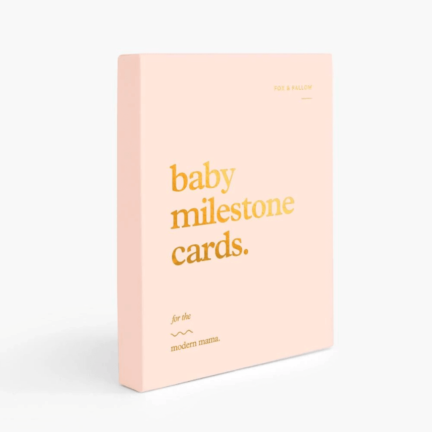 LOVE THIS! Baby Milestone Cards from Fox & Fallow - shop at littlewhimsy NZ