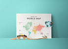 LOVE THIS! Squared Charts - World Map from Squared Charts - shop at littlewhimsy NZ